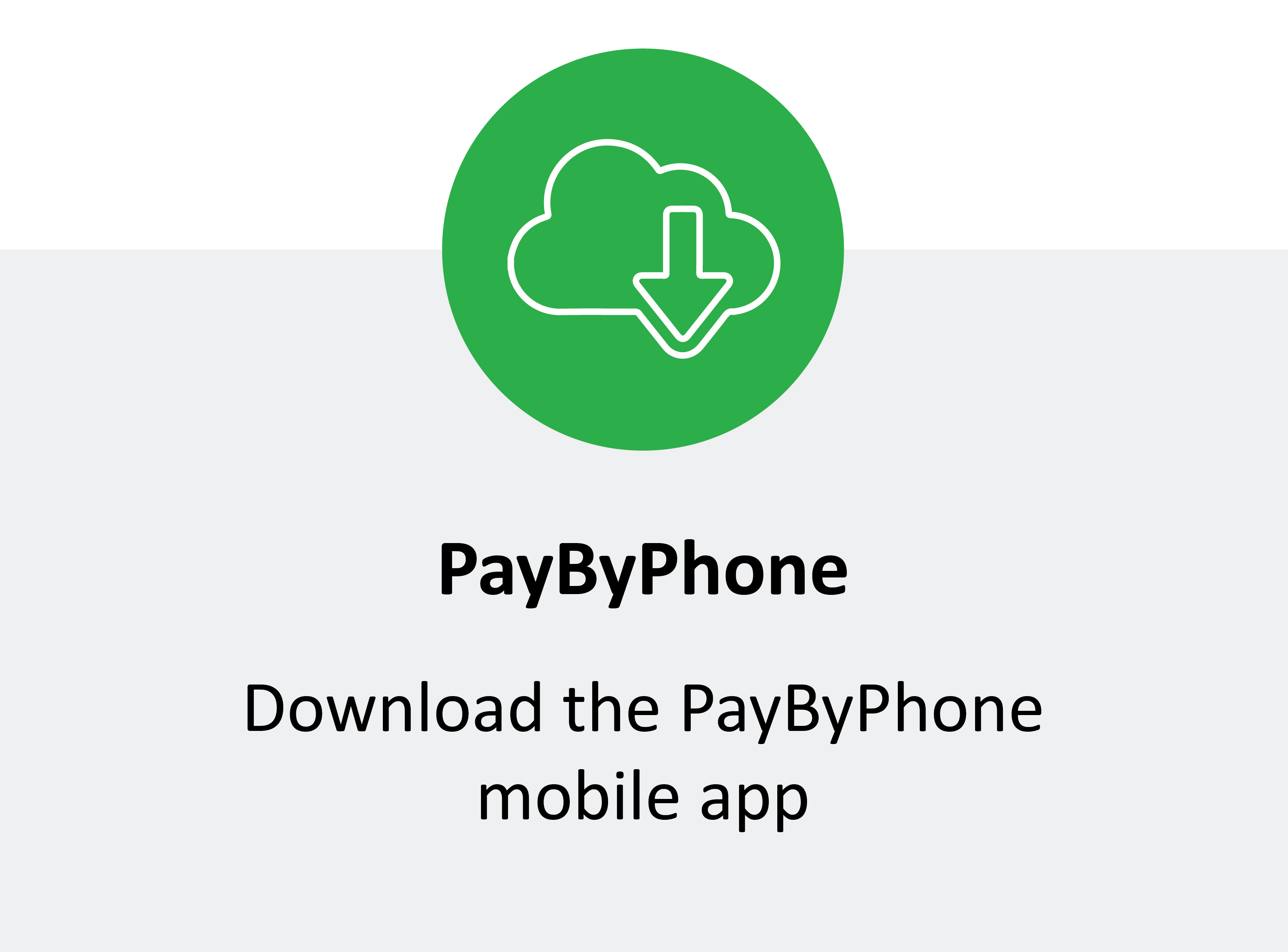 download the PayByPhone app