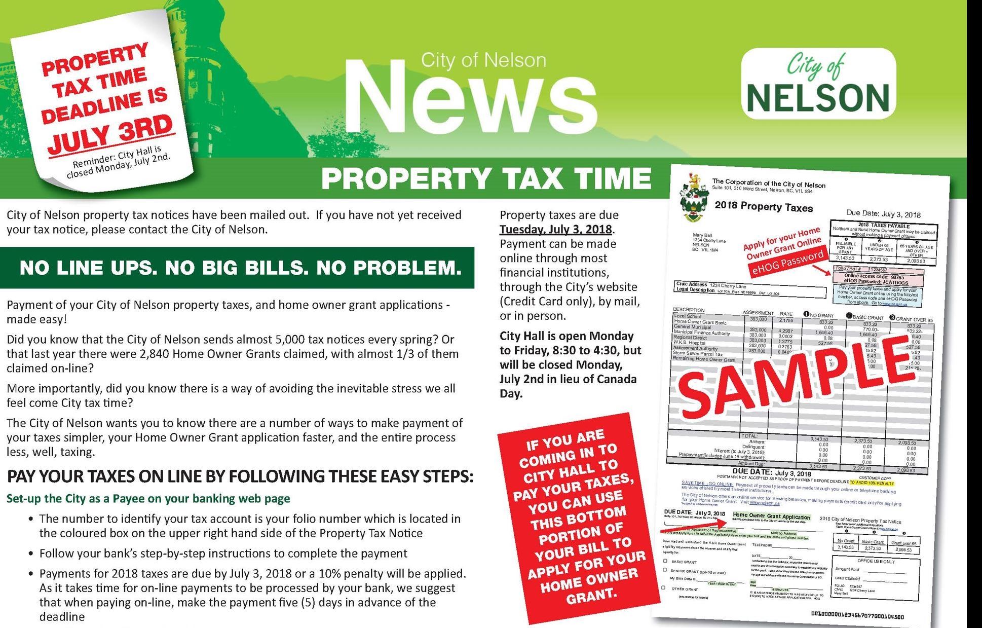 Property Tax 2018