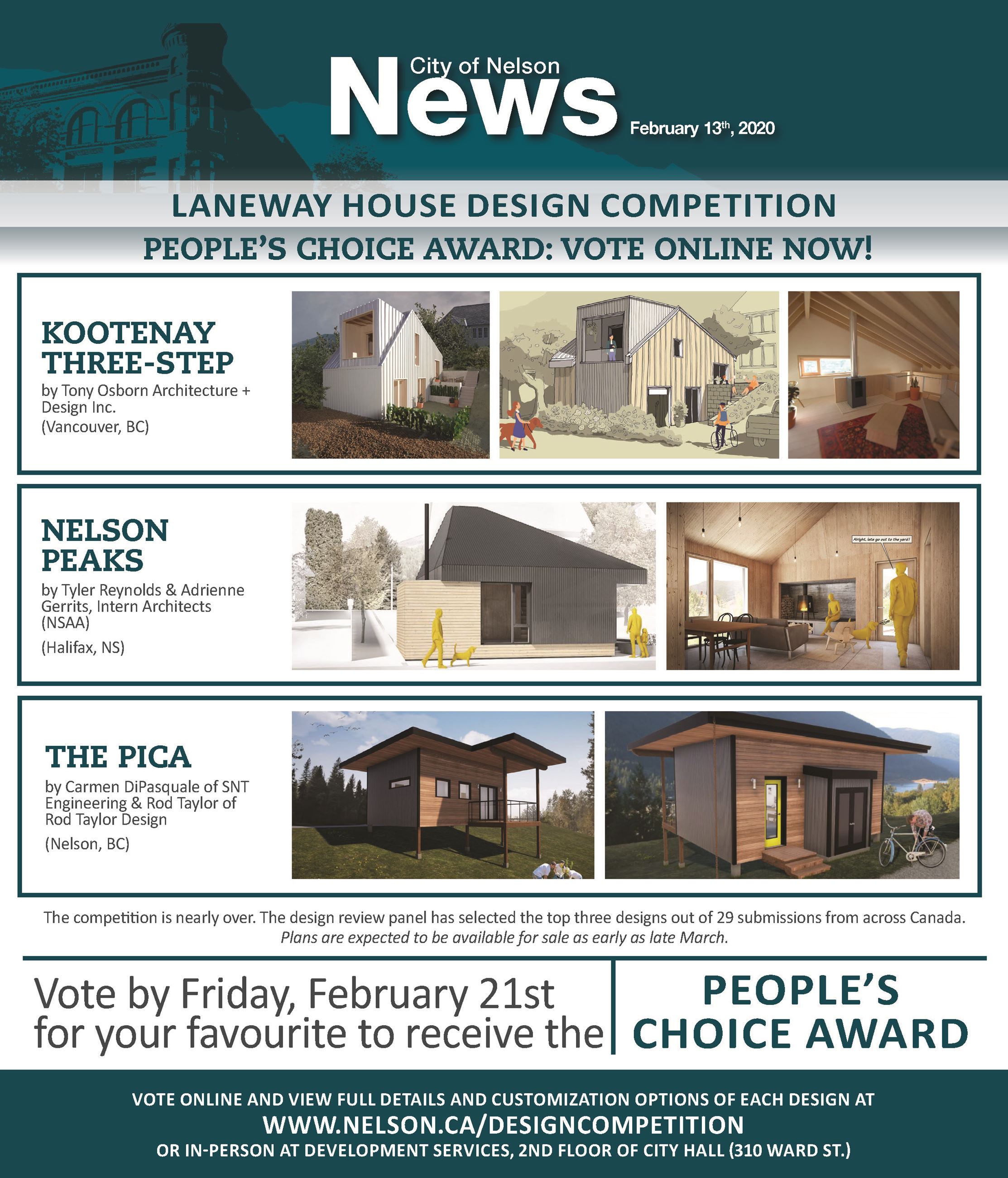 Laneway House Competition