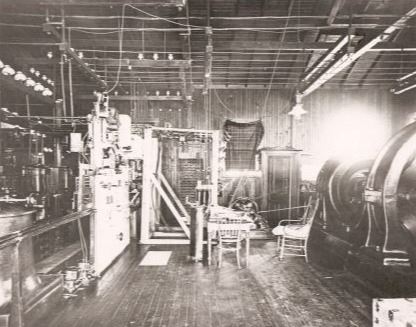 Interior of original plant