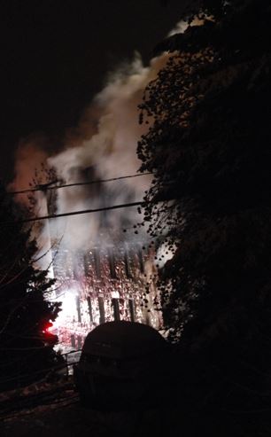 South Side Alley View Night