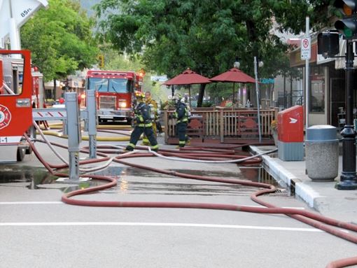Fire hose spaghetti on Baker Street