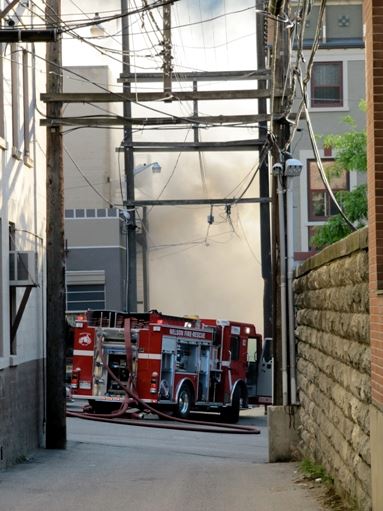 Pumper down back alley