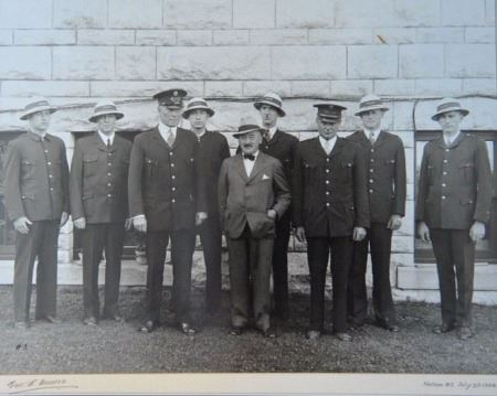 Policmen group--historical