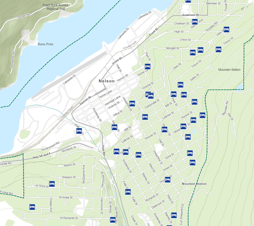 Short Term Rentals Map